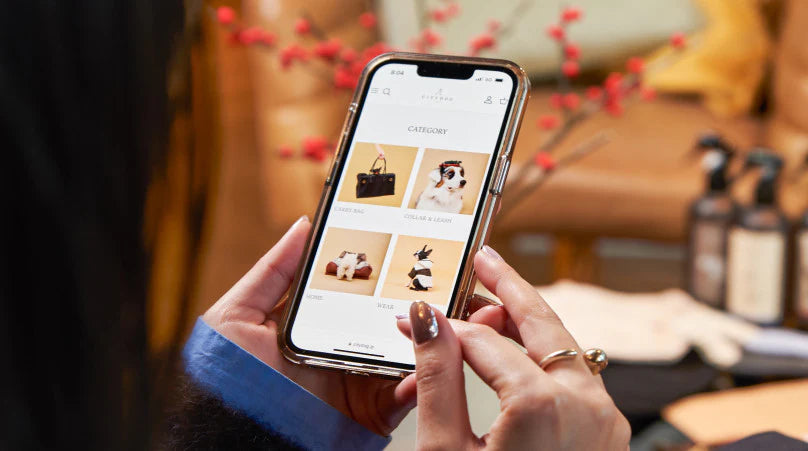 Shopper browsing a direct to consumer Shopify storefront on a phone